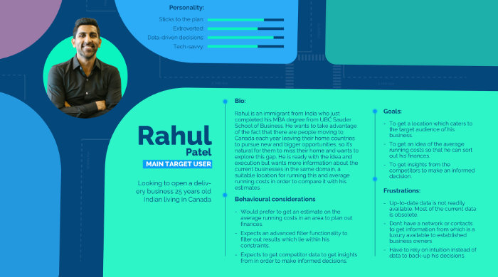 BizCovery user persona