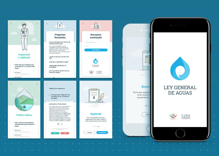 App's screenshoots and mockup